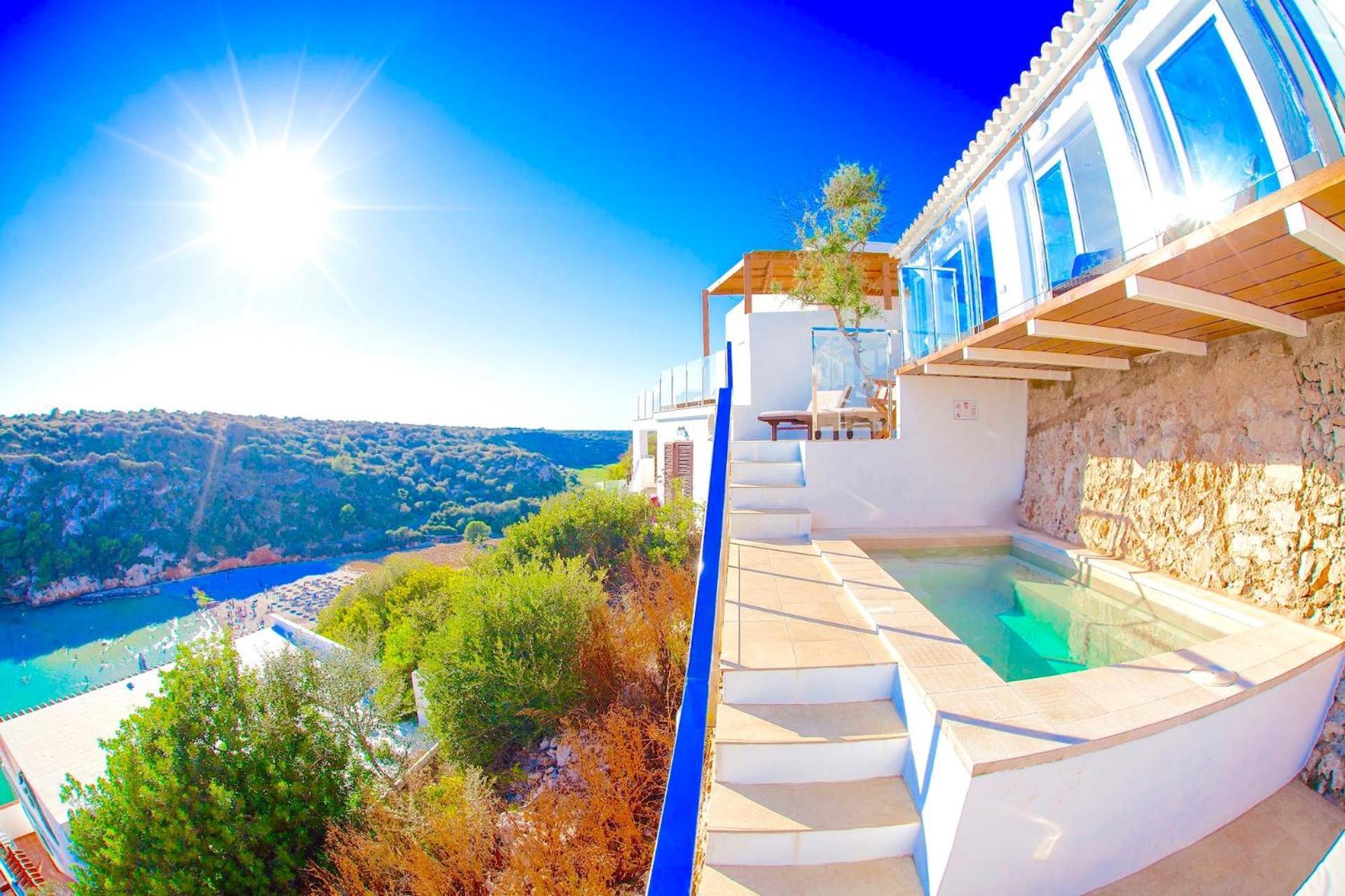 Seafront Villa Bellavista With Heated Pool By Dadovillas Cala En Porter  Exterior foto
